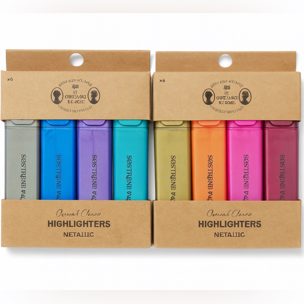 Søstrene Grene Metallic Highlighters Set